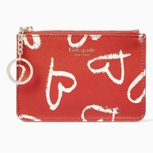 Kate Spade Laurel Way Hearts Bitsy Card Case
